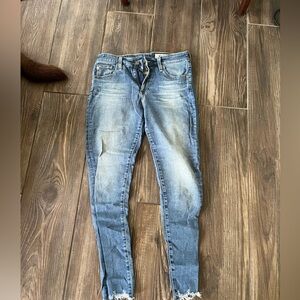 AG Denim High Rise Skinny Ankle